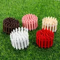 Mini Small Fence Barrier Wooden Craft Fence DIY Garden Kit Plant Flower Potted Landscape Decor