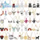 2022 New Year Little Girl Gift Trend Necklace Jewelry Austrian Crystal Jewelry Cute Pendant Charm