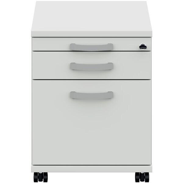 röhr Rollcontainer »Techno« mit Hängeregistratur weiß, 42.7x54.4x60 cm