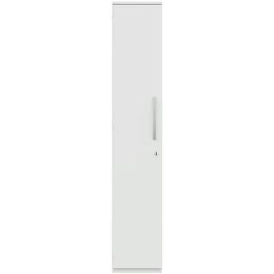 röhr Aktenschrank »Techno« 6 OH schmal Türanschlag links weiß, 40x217.4x43 cm Image