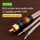 Yytcg rca lautsprecher kabel blankes kabel lautsprecher kabel zu rca stecker ersetzen rca stecker