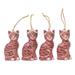 Novica Handmade Baby Felines Wood Ornaments (Set Of 4)