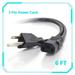 KONKIN BOO 6ft AC Power Cord Replacement For Smooth SMT 6.1P Treadmills & Tempo Fitness Evolve CT TM322