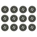 ButtonMode Military Spec Army Buttons BDU ACU OCP GI LE Police Tactical Cadet Uniform Button Set Includes 1-Dozen Buttons Measuring 19mm (3/4 Inch) Foliage Army Green 12-Buttons