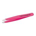 Tweezerman Stainless Steel Mini Slant Tweezer | Neon Pink | Tweezers for Women and Men | Women s Grooming | Tweezers for Women Facial Hair | Eyebrow Plucker Tweezers