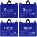 12V 35AH GEL NB Replacement Battery Compatible with Pride Mobility SC610 Victory 10 - 4 Pack