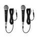 2X Handheld Professional Wired Dynamic Microphone Clear Voice Mic for Karaoke Vocal Music Performance
