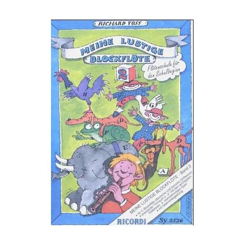 Meine lustige Blockflöte Band 2 (deutsch u. barock) – Richard Voss