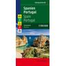 Spanien - Portugal, Straßenkarte 1:700.000, freytag & berndt. Spain, Portugal. España, Portugal. Espagne, Portugal. Spagna, Portugal