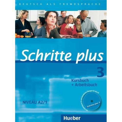 Schritte plus 3. Kursbuch + Arbeitsbuch mit Audio-CD zum Arbeitsbuch