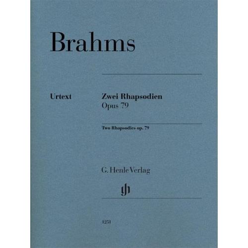 Zwei Rhapsodien op. 79 für Klavier zu zwei Händen – Johannes Brahms – Zwei Rhapsodien op. 79