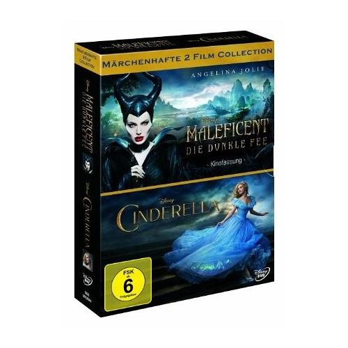Maleficent - Die Dunkle Fee, Cinderella DVD-Box (DVD) - Walt Disney