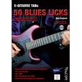 E-Gitarre TABs - 50 Blues Licks, m. DVD - Jörg Sieghart