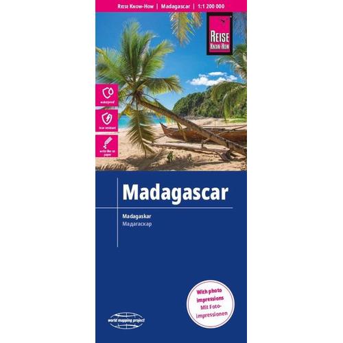 Reise Know-How Landkarte Madagaskar / Madagascar (1:1.200.000). Madagascar