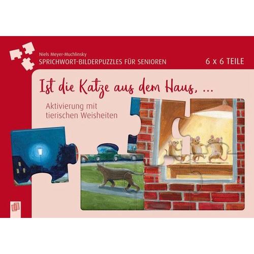 Sprichwort-Bilderpuzzles für Senioren: Ist die Katze aus dem Haus … – Verlag an der Ruhr / Verlag an der Ruhr GmbH