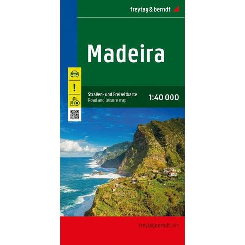 Madeira, Straßen- und Freizeitkarte 1:40.000, freytag & berndt