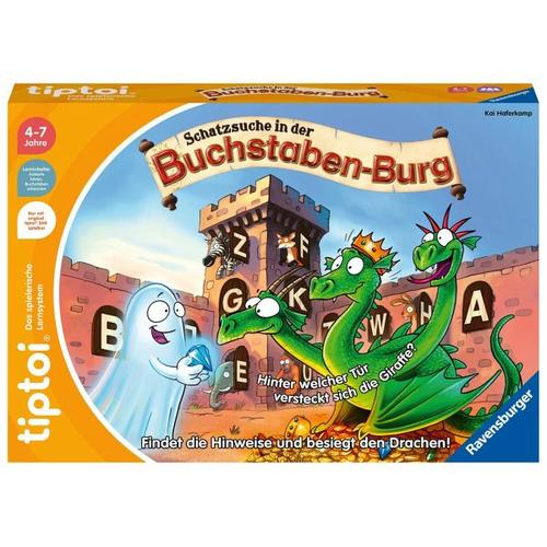 Ravensburger 00124 - tiptoi® Schatzsuche in der Buchstabenburg, Lernspiel - Ravensburger Verlag