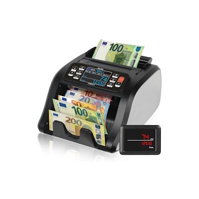 Jubula MV-300 Geldzählmaschine für gemischte Geldscheine & Falschgelddetektor | EUR USD GBP | Banknotenzähler | Geldzähler | Banknotenzählmaschine