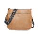 NICOLE & DORIS Women Crossbody Bags Large Shoulder Bag PU Leather Ladies Messenger Bag Multi Pockets Handbags Satchel Bag Hobo Bags for Travel Work Daily Use Khaki