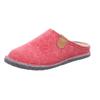 Pantoffel ROHDE "LUCCA", Damen, Gr. 38, rot, Filz, meliert, klassisch, Schuhe, Clog, Hausschuh, Homeslipper in melierter Optik