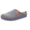 Pantoffel ROHDE "NAPOLI-H", Herren, Gr. 45, grau (grau, meliert), Filz, klassisch, Schuhe, Clog, Hausschuh, Homeslipper mit herausnehmbarer Innensohle