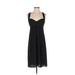 Emilio Pucci Casual Dress - Party Plunge Sleeveless: Black Print Dresses - Women's Size 4