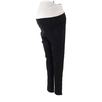 Motherhood Leggings: Black Bottoms - Women's Size X-Small Maternity