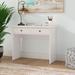 Sand & Stable™ Vilnius Writing Desk Wood in White | 31.81 H x 40.39 W x 16.38 D in | Wayfair BCMH1809 41991207