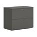 HON Mod 36" Wide 2 -Drawer File Cabinet Wood in Brown | 29 H x 36 W x 20 D in | Wayfair HLPLLF3620L2.LSL1