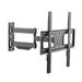 Symple Stuff ZeboZap OUTDOOR Full Motion GAZEBO/Patio TV Mount, Fits 32" - 70" TVs, Holds 110lbs, Weatherproof, Stainless Steel in Black | Wayfair