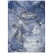 Blue/Navy 144 x 108 x 0.19 in Area Rug - Bungalow Rose Fassi Area Rug Polyester | 144 H x 108 W x 0.19 D in | Wayfair