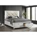 Everly Quinn Ceri Storage Bed Wood in Brown/White | 66 H x 63.5 W x 90.7 D in | Wayfair 23944B6C34FE48BAB8DF5D57E507B125