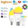 Zigbee smart led glühbirne e27 gu10 e14 wifi rgbcw led lampe für alexa google home yandex alice