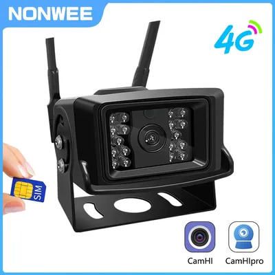 Mit 3G 4G Sim Karte 5MP WIFI IP Wireless Outdoor Sicherheit Kamera 1080P CCTV Hause Überwachung Metall Shell P2P Camhi Für Auto