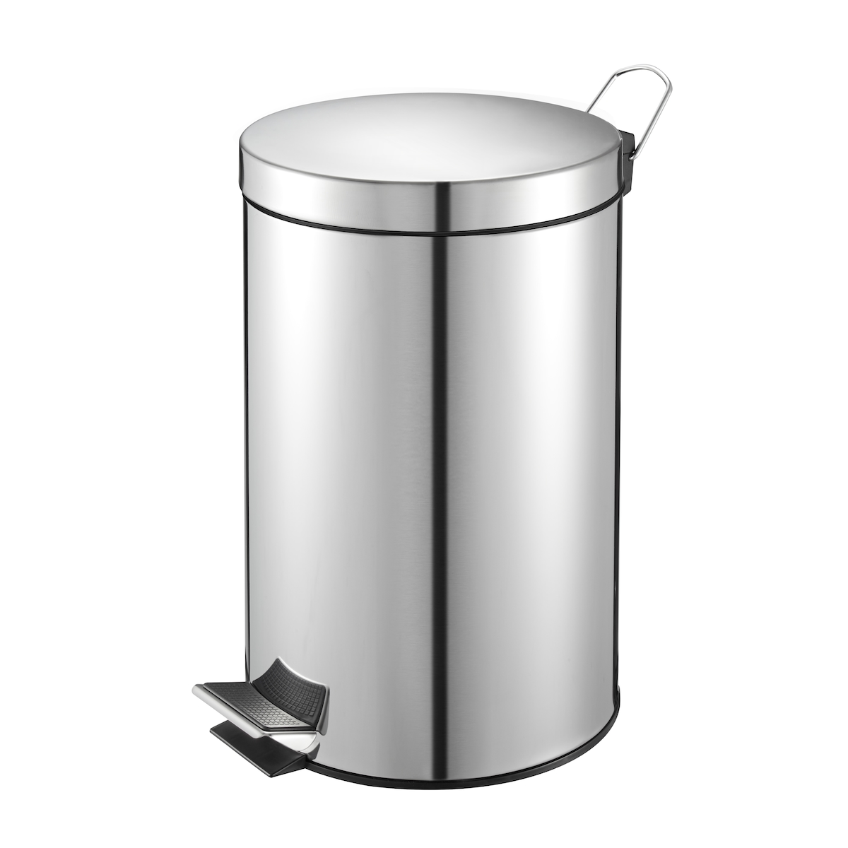 V-part Vepa Bins Metall Treteimer 24,8 x 40 cm Silber Image