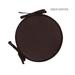 11.81/14.96inch Round Chair Pads Seat Cushions Indoor Outdoor Chair Cushions Furniture Decoration DEEP COFFEE 30X30CM