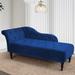 Mid-century Modern Upholstered Velvet Chaise Lounge - 28.3"D x 60.6"W x 27.5"H