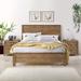 Modern Rustic Wooden Queen Size Bed