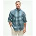 Brooks Brothers Men's Big & Tall Friday Shirt, Poplin Tartan | White | Size 2X Tall