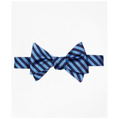 Brooks Brothers Men's Rep Bow Tie | Light Blue/Navy