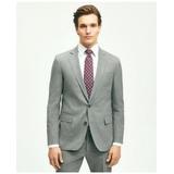 Brooks Brothers Men's Explorer Collection Classic Fit Wool Pinstripe Suit Jacket | Grey White | Size 40 Short