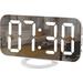 Clearance Digital Alarm Clock Digital Clock Large Display Number LED Electric Alarm Clocks Mirror Surface for Makeup with Diming Mode 3 Levels Brightness