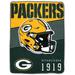 Green Bay Packers 60" x 80" Helmet Stripes Royal Plush Blanket