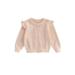 Baby Girls Spring Fall Cardigan Long Sleeve Button-down Toddler Knit Sweater Clothes Pullover