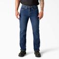 Dickies Men's Flex Regular Fit 5-Pocket Jeans - Medium Denim Wash Size 40 32 (DD605)