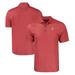 Men's Cutter & Buck Red Atlanta Braves Big Tall Pike Eco Tonal Geo Print Stretch Recycled Polo