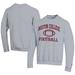 Men's Champion Gray Boston College Eagles Football Powerblend Pullover Sweatshirt