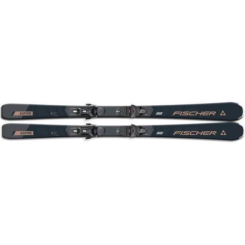 FISCHER Damen Racing Ski ASPIRE SLR PRO + RS9 SLR, Größe 155 in Schwarz