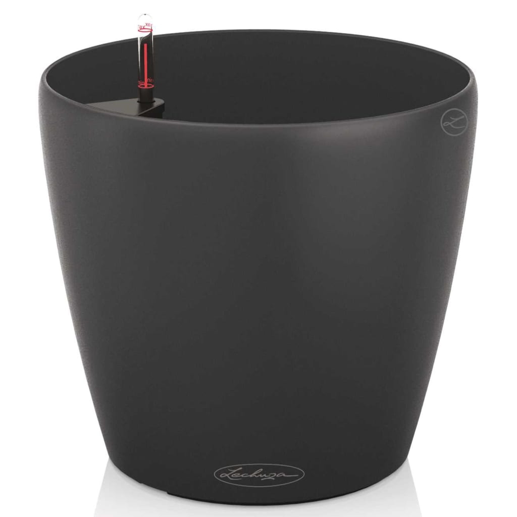 LECHUZA Blumentopf Classico Color 28 Komplett-Set Schiefergrau 13204 Image
