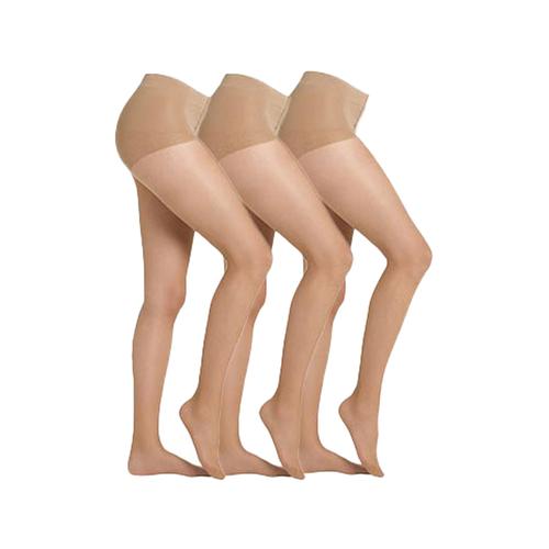 „Feinstrumpfhose CAMANO „“Strumpfhose 3er Pack““ Gr. 42/44, weiß (alabaster) Damen Strumpfhosen Feinstrumpfhosen“